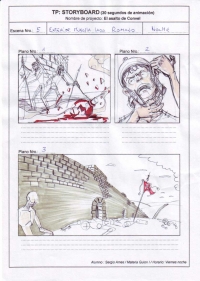 Storyboard: El asalto de Conves - Sergio Ames