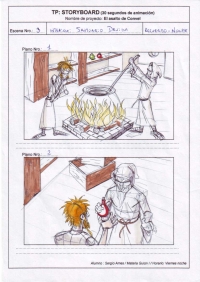 Storyboard: El asalto de Conves - Sergio Ames