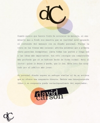 David Carson - Genio y Traidor - Eliana Rodríguez Palliard