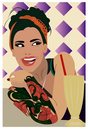 Ilustración vectorial - Ailén Anivole - 2015