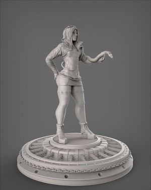 Modelado de Escultura Digital - Germán Velázquez - 2015
