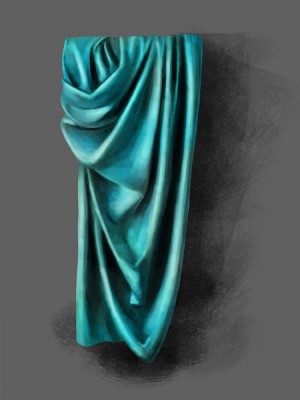 Estudio de Tela - Pintura Digital en Photoshop - Rey Maria Solana - 2017