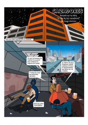 Entrega de Comic - Cazadores (Basado en Asimov) - Mora, Mauricio - 2014