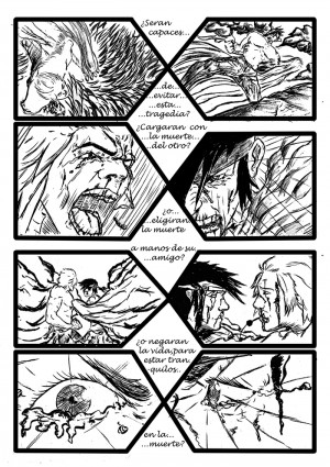 Entrega de Comic - Enfrentamiento - Facundo Pitton - 2015
