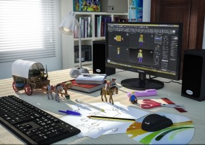 Render interior - Trabajo Final - Juan Martín Torres - 2015