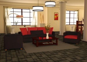 Render interior - Trabajo Final - Chiappa, Franco - 2014