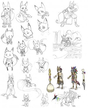 Diseño de personajes - Paula Panizzi