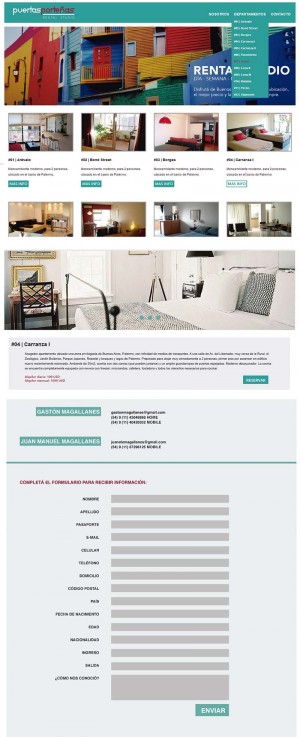 Mockup web - Basualdo, Victoria - 2014
