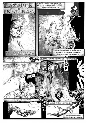Entrega de Comic - Cazador de criaturas - Martín Anton - 2015