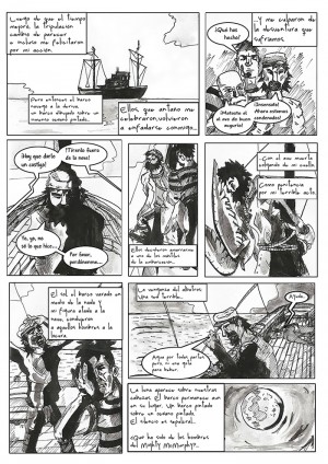 Entrega de Comic - La balada del viejo marinero - Bastián Matiz - 2015
