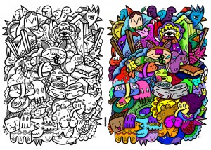 Colorizado digital en Photoshop - Camila García - 2015