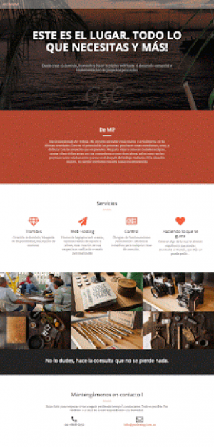 Mockup web - Guillermo Canessa - 2015