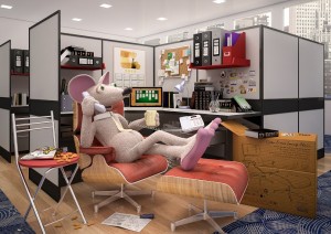 Render interior - Trabajo Final - Julieta Orliacq - 2015