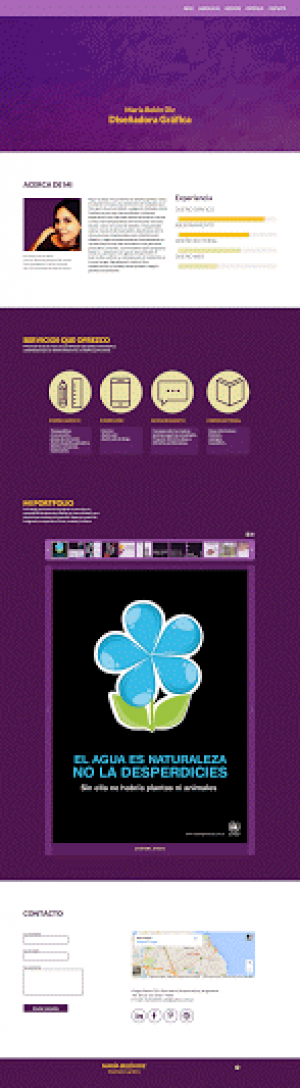Mockup web - Belen Diz - 2015