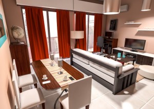Render interior - Trabajo Final - Germán Graglowski - 2015