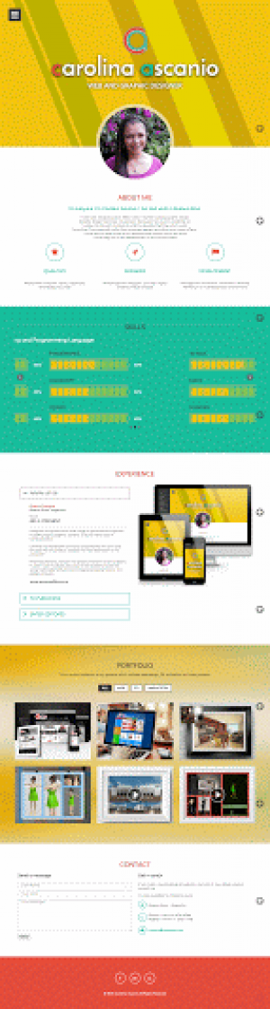 Mockup web - Carolina Ascanio - 2015