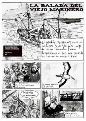 Entrega de Comic - La balada del viejo marinero - Bastián Matiz - 2015